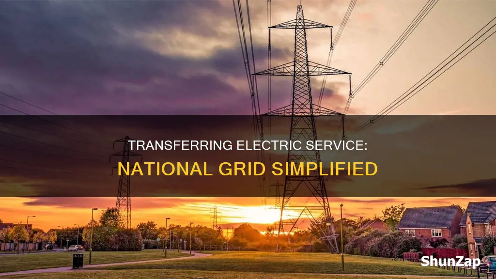 how to transfer electric service national grid