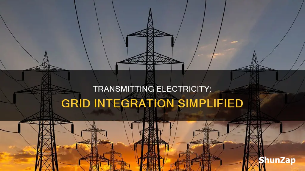 how to transmit electricity into the grid