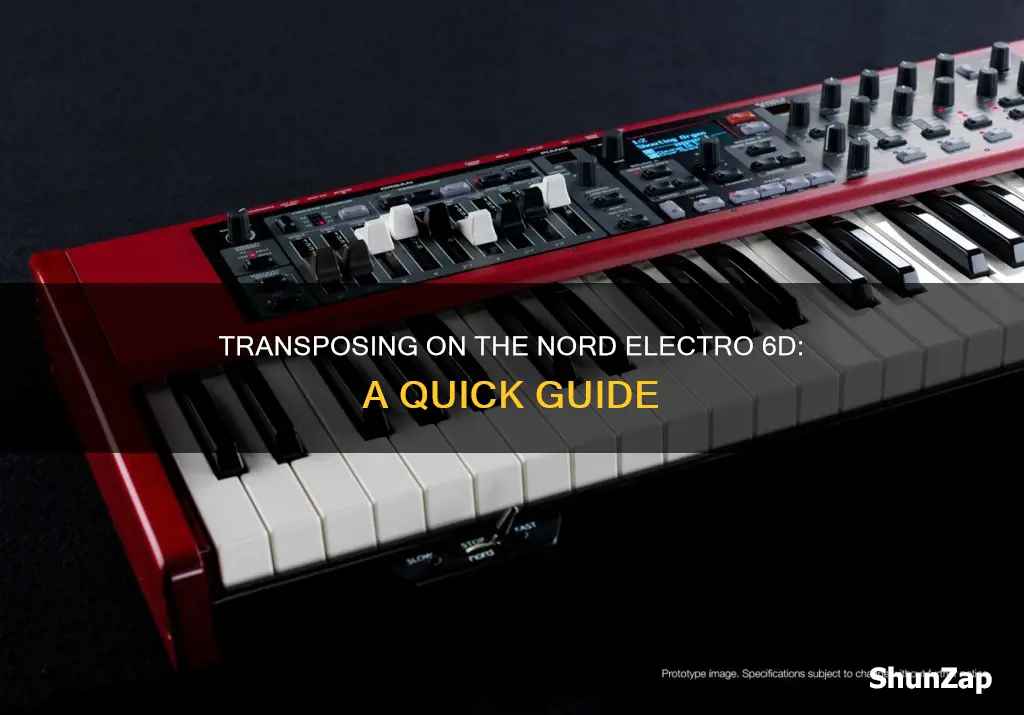how to transpose on nord electro 6d