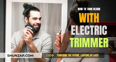 Trimming Your Beard: Using an Electric Trimmer Like a Pro