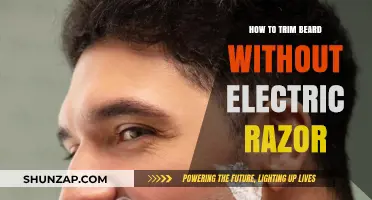 The Art of Trimming Your Beard Without an Electric Razor
