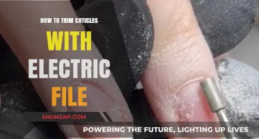Trimming Cuticles with Electric Files: A Step-by-Step Guide