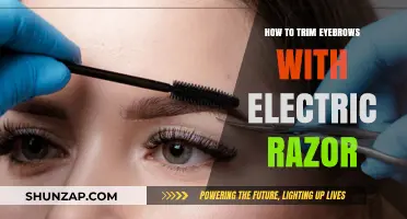 Trimming Eyebrows: Electric Razor Techniques for Perfect Brows