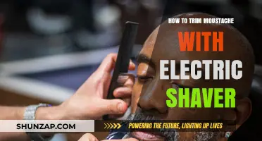 Trimming Your Moustache: Electric Shaver Techniques