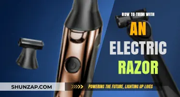 Trimming With an Electric Razor: A Step-by-Step Guide