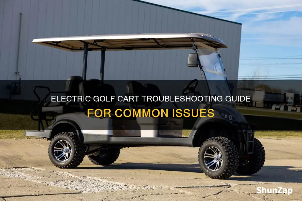 how to troubeshoot old electric golf cart