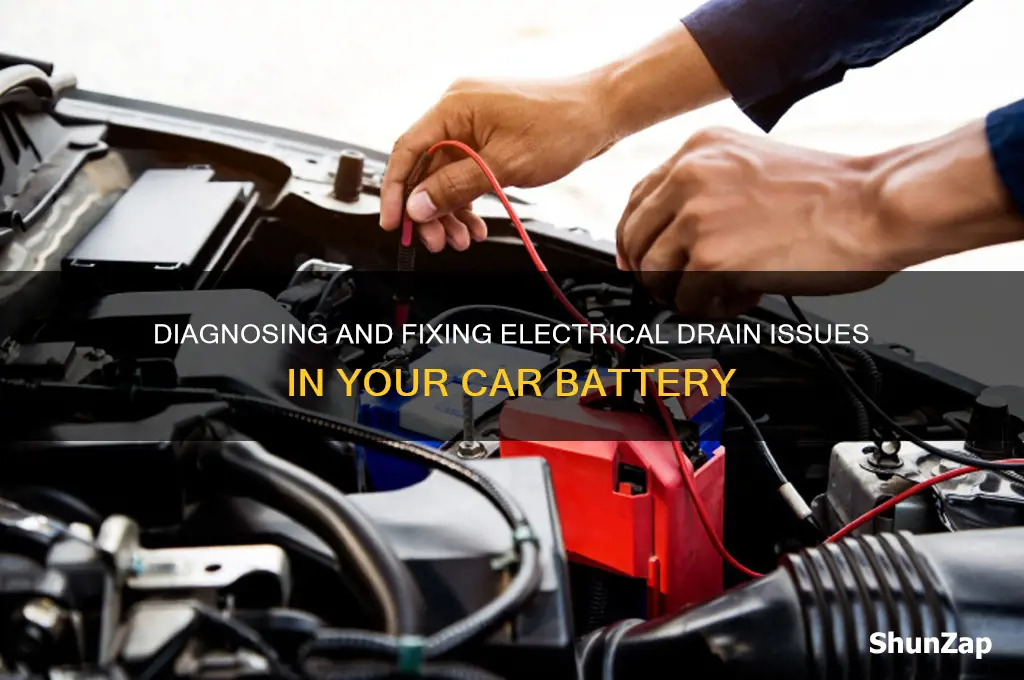 how to trouble shoot electrical drain on car battery