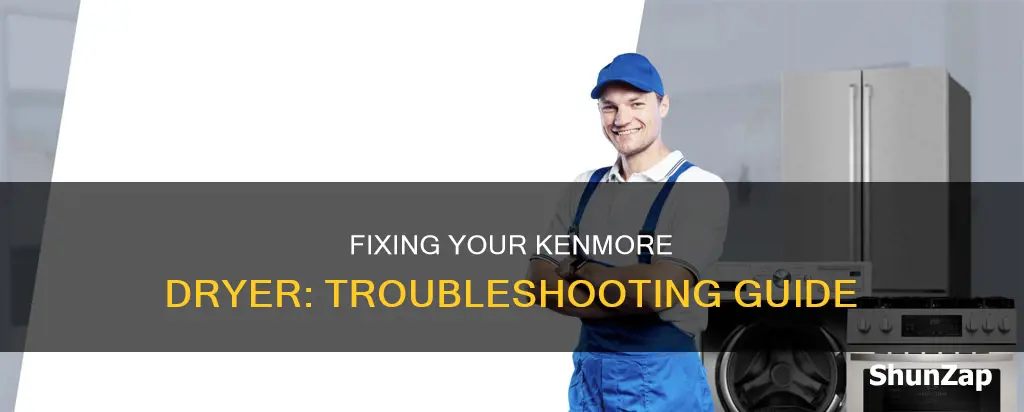 how to troubleshoot a kenmore electric dryer