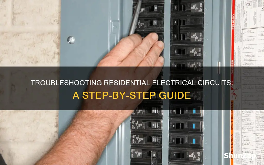 how to troubleshoot a residential electrical circuit