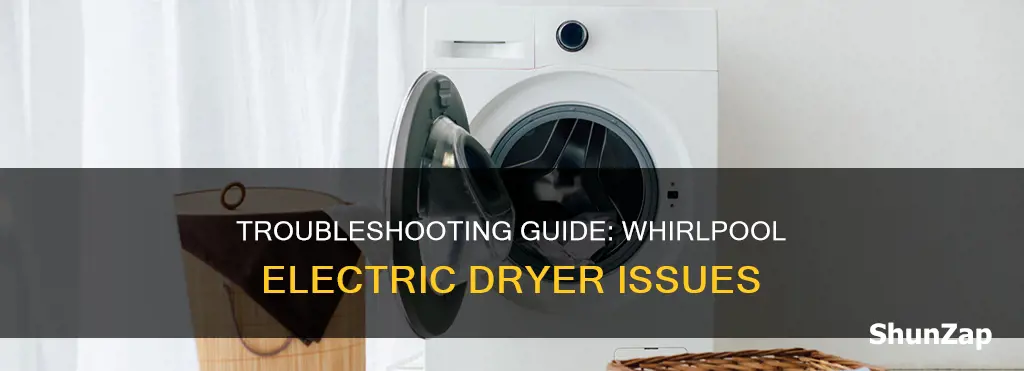 how to troubleshoot a whirlpool electric dryer