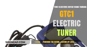Master Electric Guitar Tuning with Yamaha GTC1 Tuner Guide