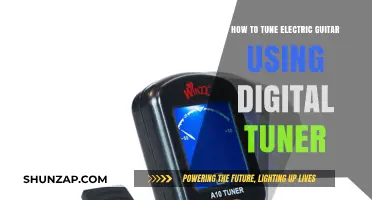 Master Electric Guitar Tuning: A Step-by-Step Guide with Digital Tuners