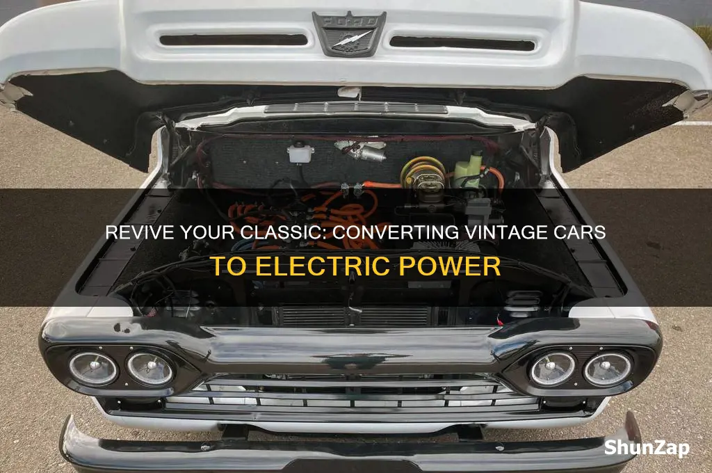 how to turn a classic car into an electric car