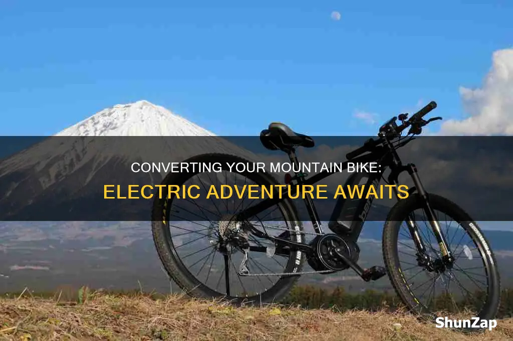 how to turn a mountain bike electric