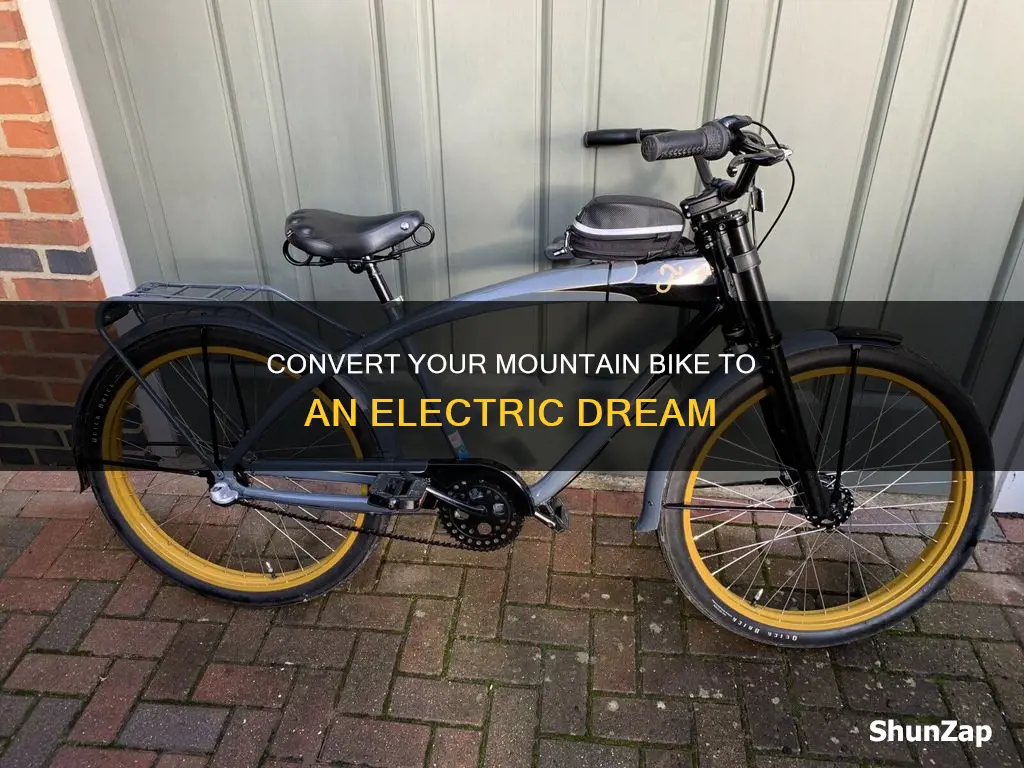 how to turn a mountain bike into a electric bike