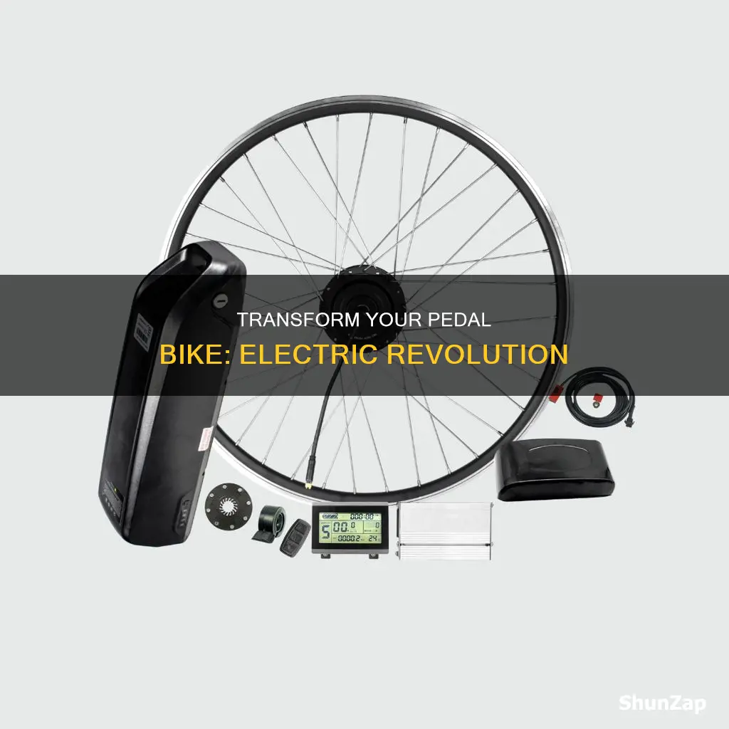 how to turn a pedal bike into an electric bike