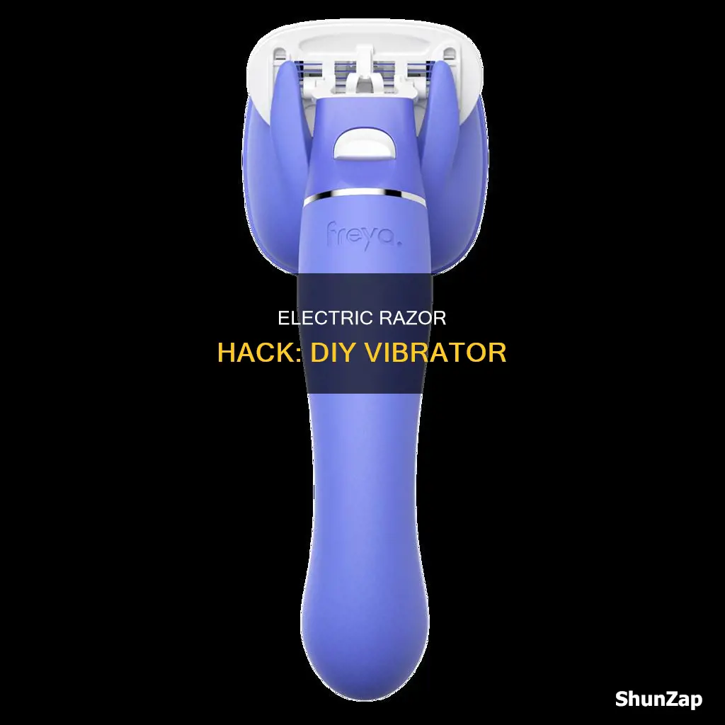 how to turn electric razor into vibrator