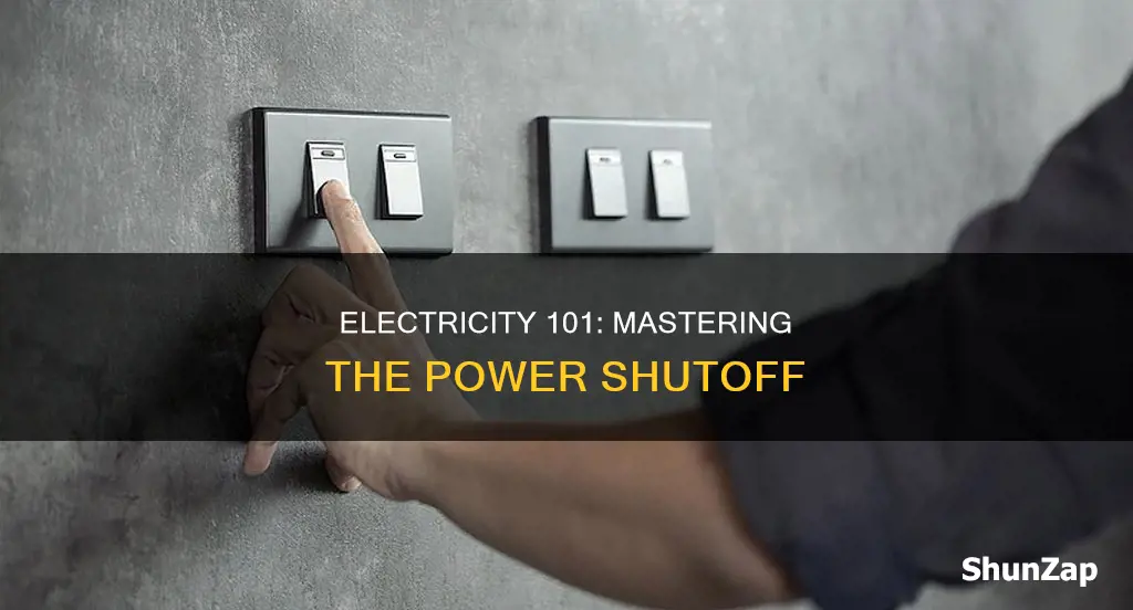 how to turn electricity off chapter 9
