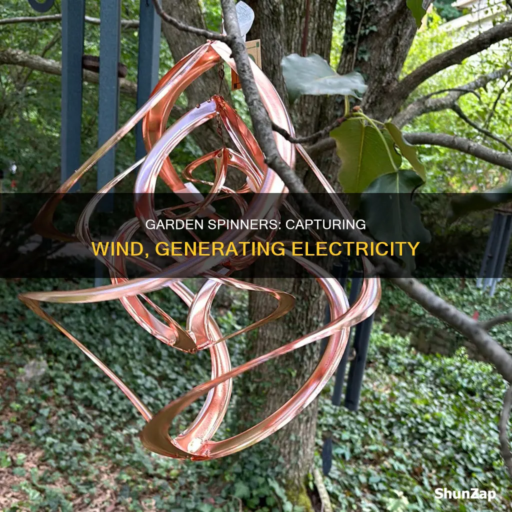how to turn garden spinner to electricity