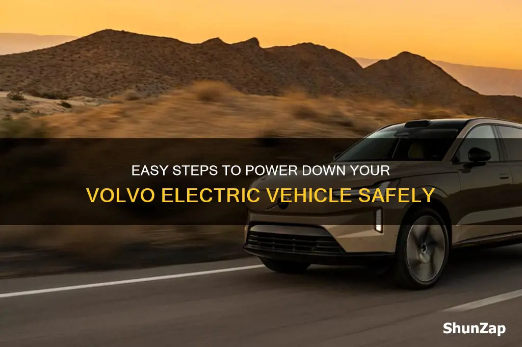 how to turn off a volvo electric car