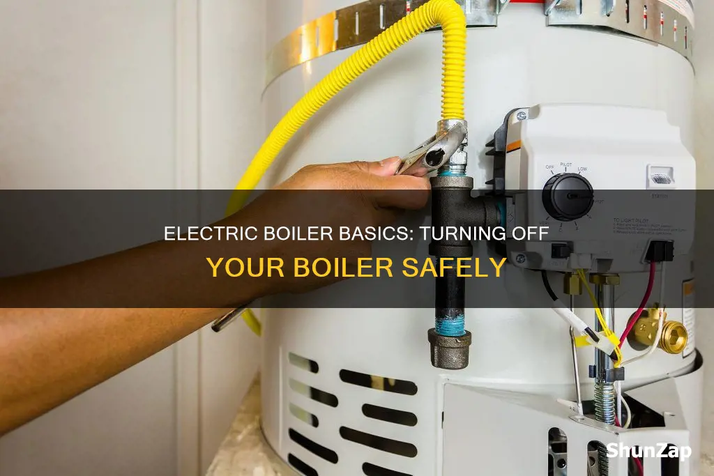 how to turn off an electric boiler