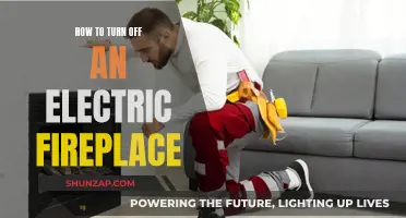 Turning Off Your Electric Fireplace: A Step-by-Step Guide