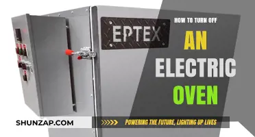 Turning Off an Electric Oven: Step-by-Step Guide