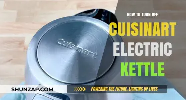 Cuisinart Electric Kettle: Turning It Off