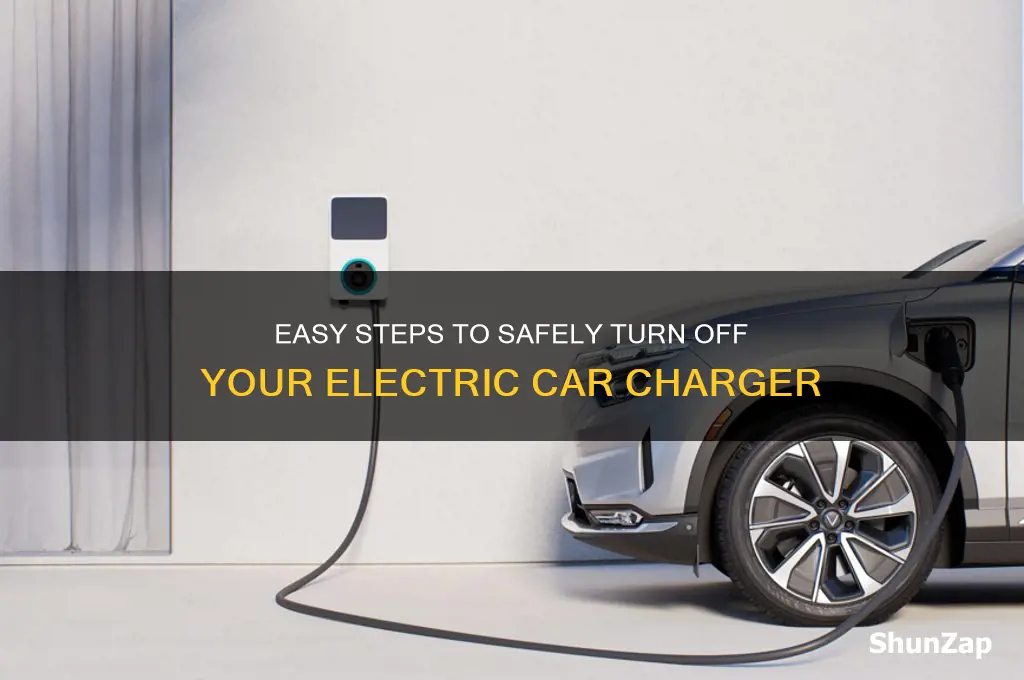 how to turn off electric car charger