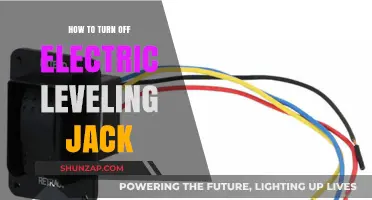 Electric Leveling Jack: Turning Off Safely