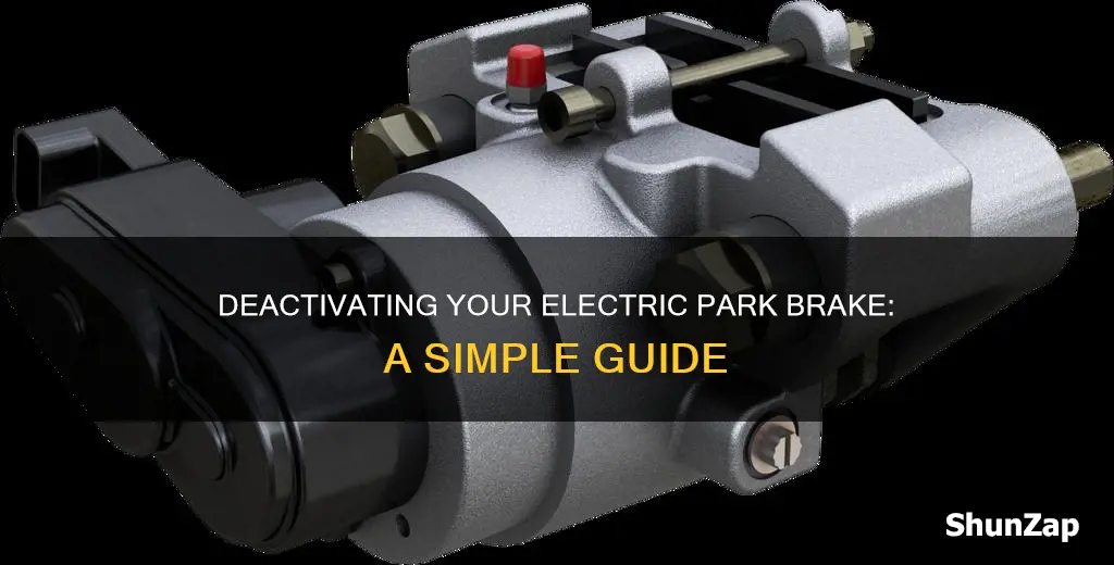how to turn off electric park brake