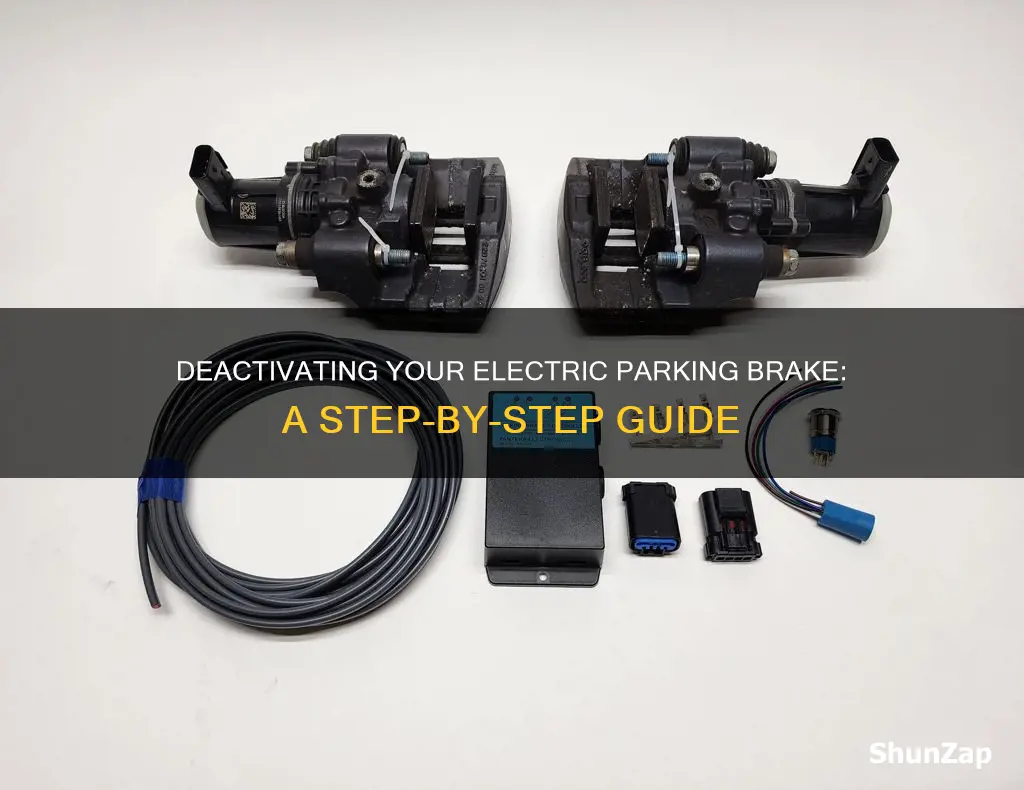 how to turn off electric parking brake
