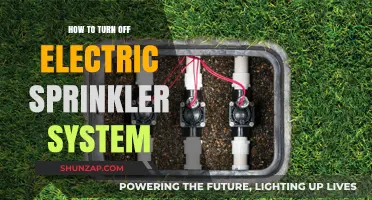 Electric Sprinkler System: Turning Off Made Easy