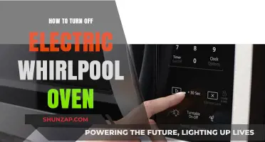 Turning Off Your Whirlpool Oven: Step-by-Step Guide