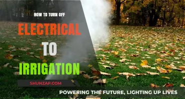 Turning Off Electrical Irrigation: A Step-by-Step Guide