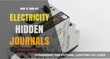 Unveiling Secrets: Switching Off Hidden Electricity Journals