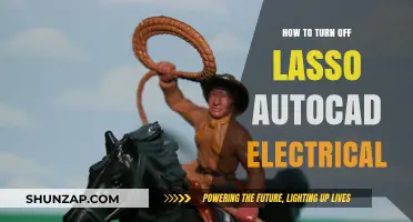 Turning Off Lasso: AutoCAD Electrical Tips