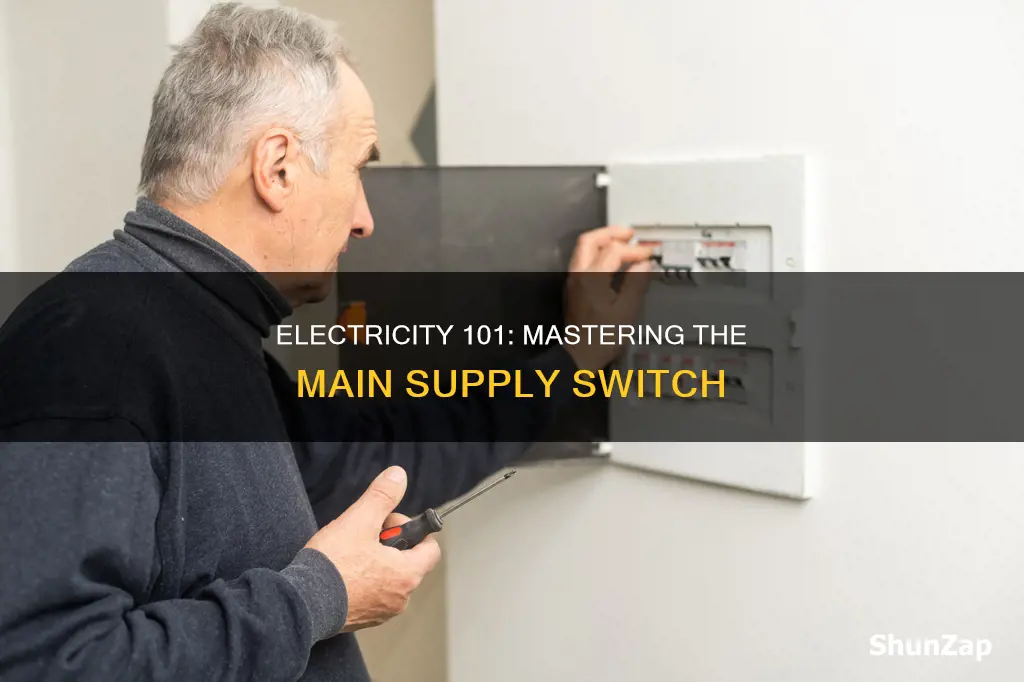 how to turn off main electric supply