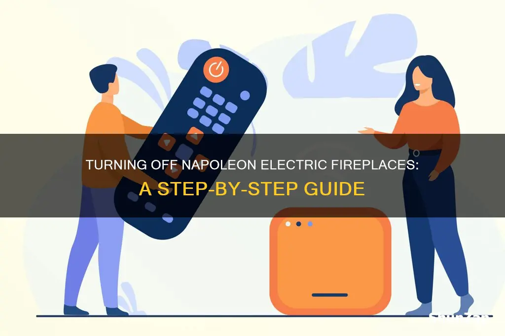 how to turn off napoleon electric fireplace