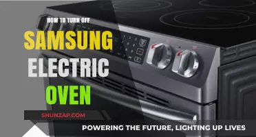 Turning Off Your Samsung Electric Oven: Step-by-Step Guide