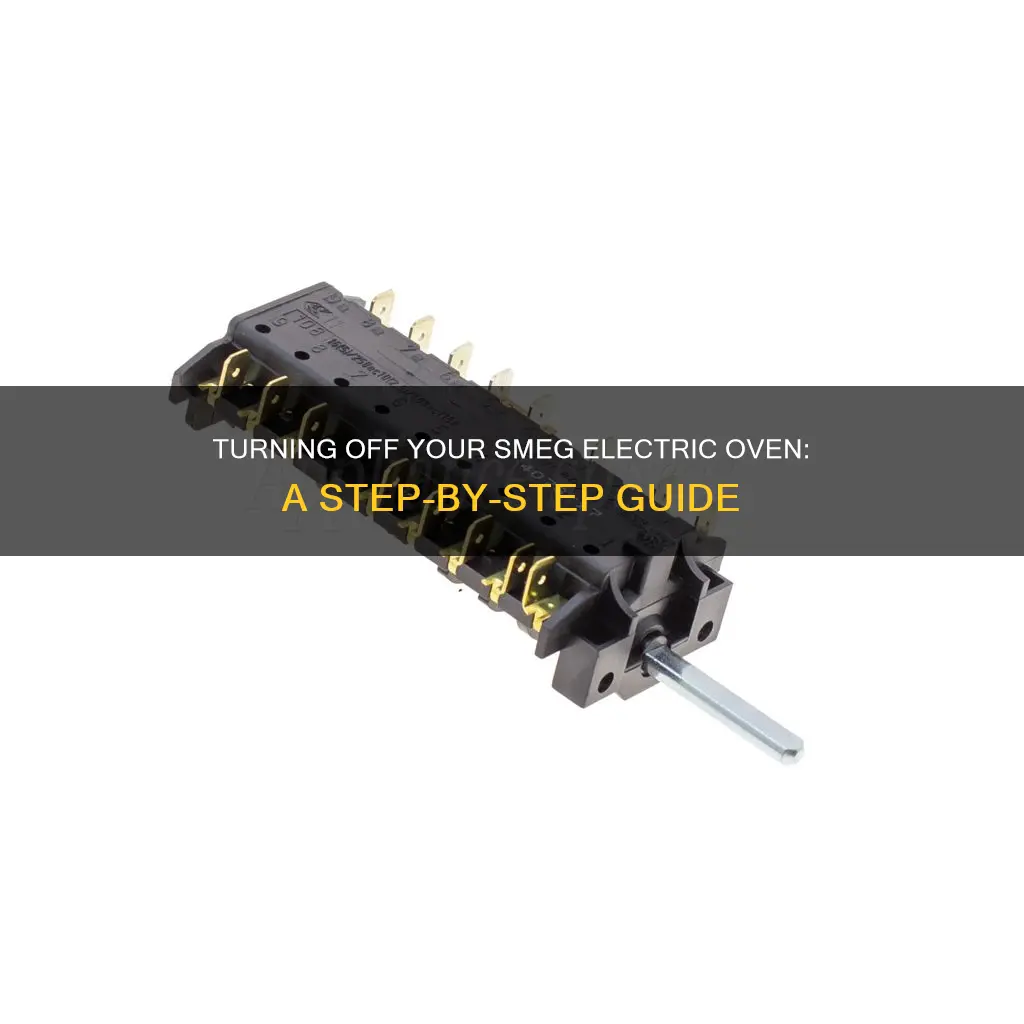 how to turn off smeg electric oven