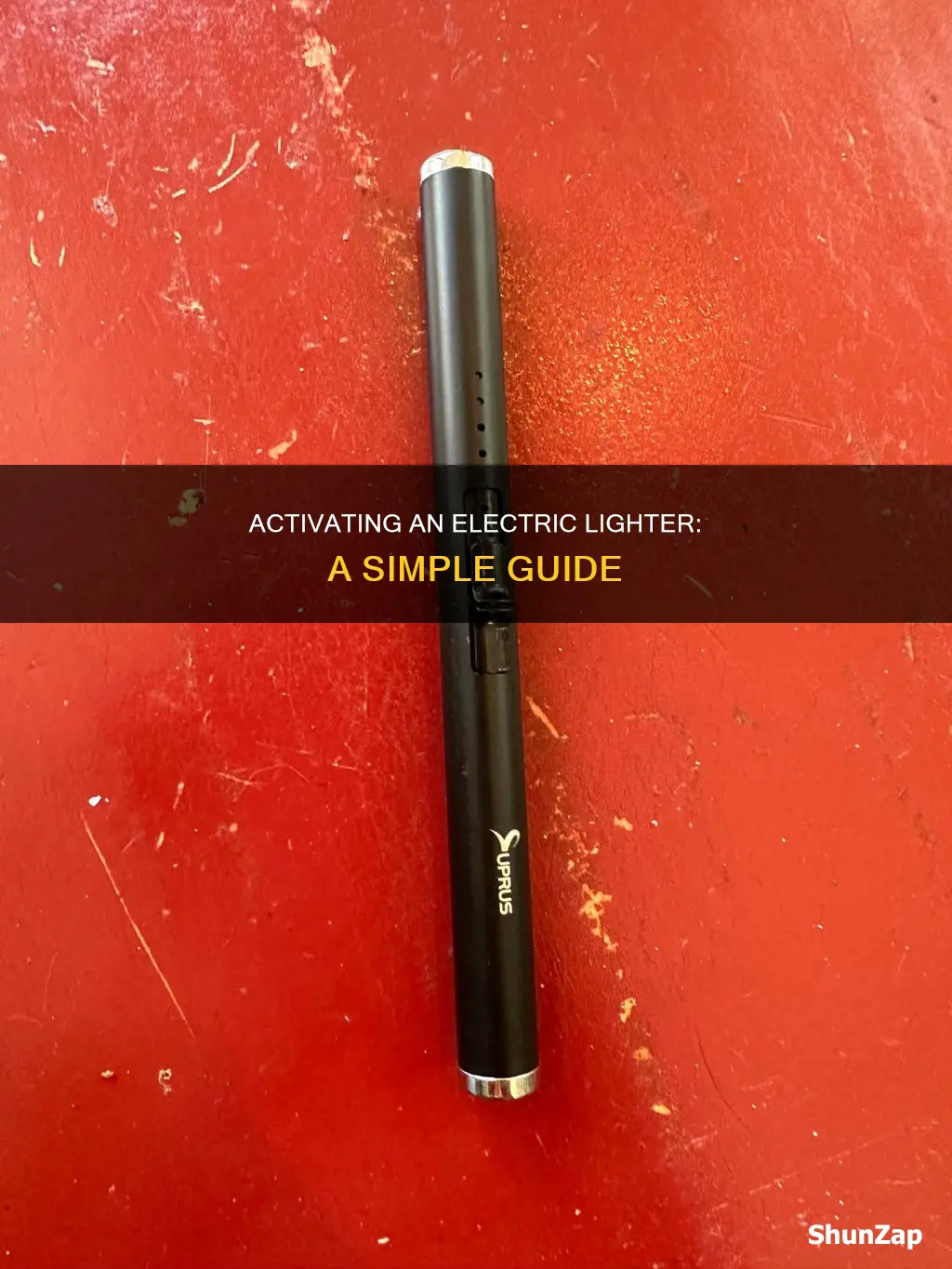how to turn on a electric lighter