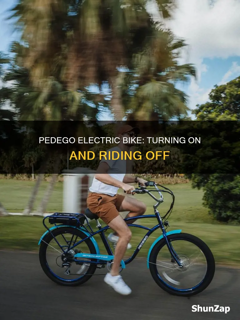 how to turn on a pedego electric bike