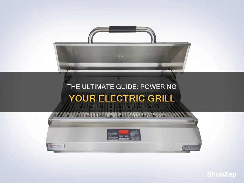 how to turn on an electric grill