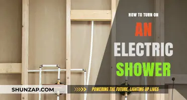 Activating Electric Showers: A Step-by-Step Guide