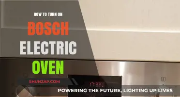 Bosch Oven Basics: Turning On Your Electric Oven