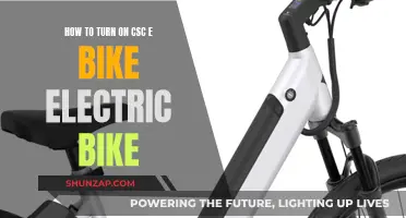 Activating the CSC e-Bike: A Step-by-Step Guide