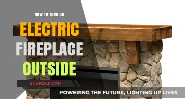 Activating Your Electric Fireplace for Outdoor Use