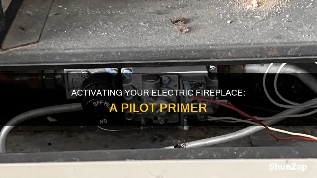 how to turn on electric fireplace pilot