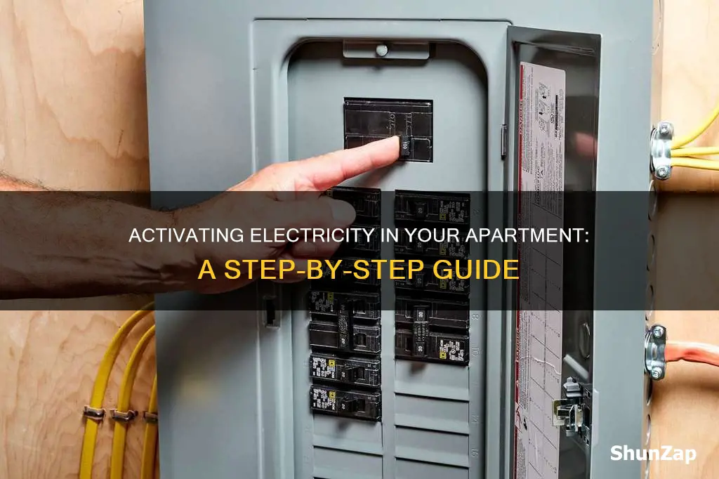 how to turn on electricity in apartment